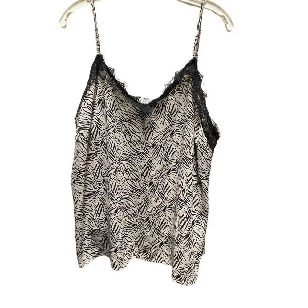 Lush size 2X camisole tank top lace trim